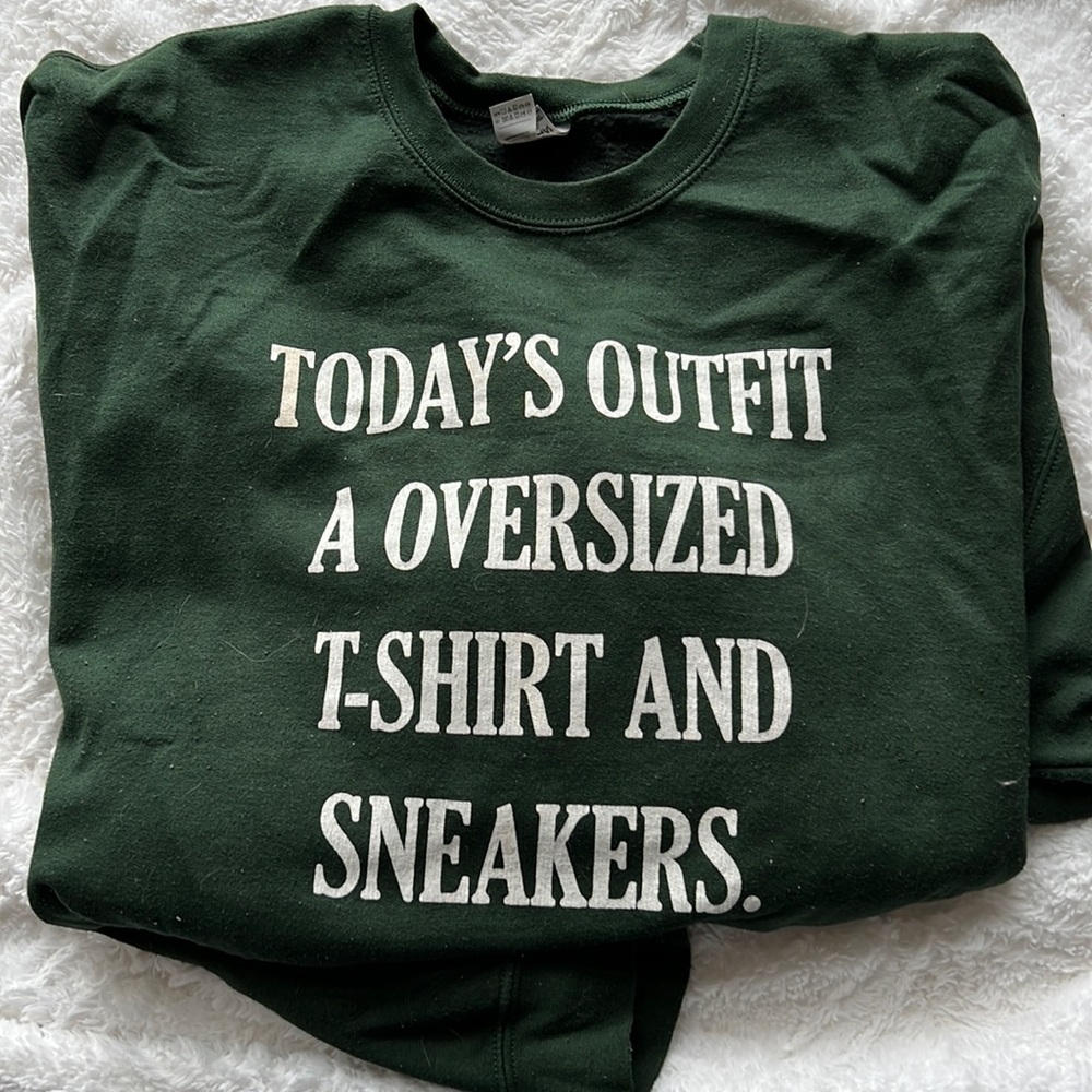 Graphic crewneck sweatshirt